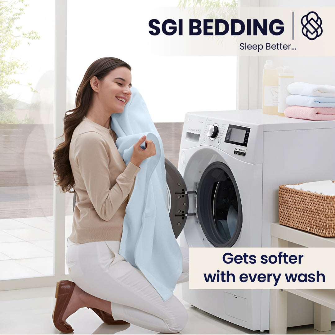 Bulk Microfiber Flat Bed Sheets – Hotel Flat Sheets 6 & 12 Pack