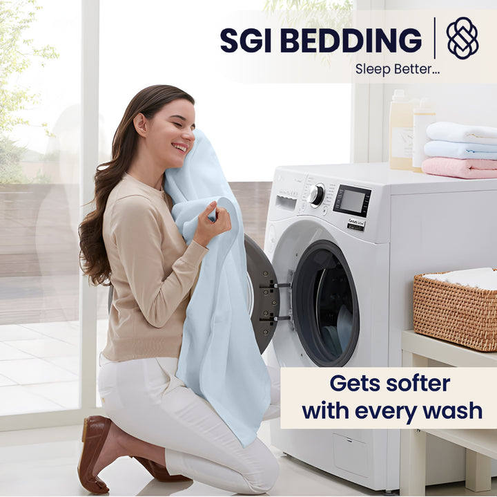 Bulk Microfiber Flat Bed Sheets – Hotel Flat Sheets 6 & 12 Pack