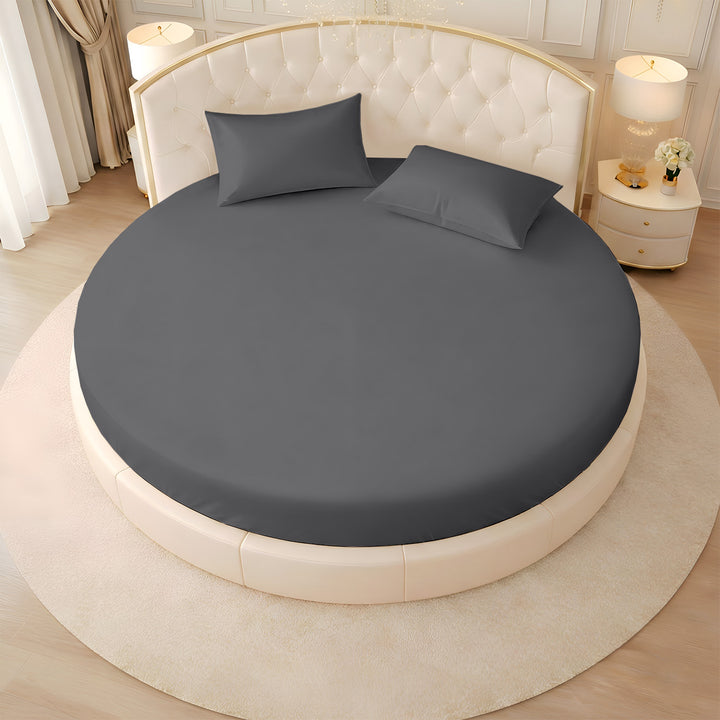Serenity Bamboo Collection Round Fitted Sheet