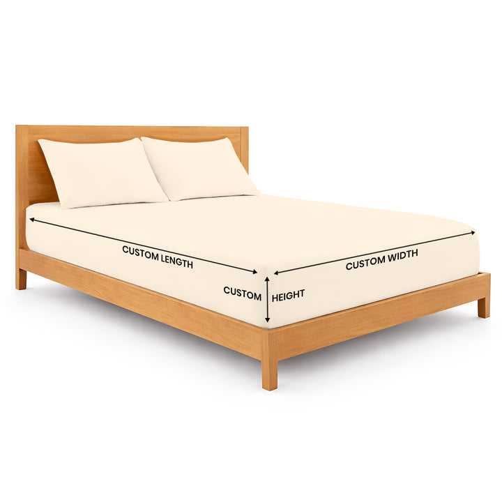 600 TC custom made fitted sheets for beds