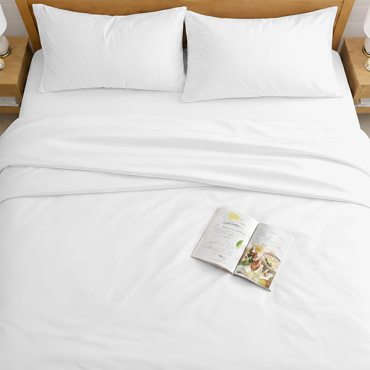 400 TC Egyptian Cotton Bulk Hotel Sheet Sets – Premium Hotel Bedding (6 & 12 Pack)