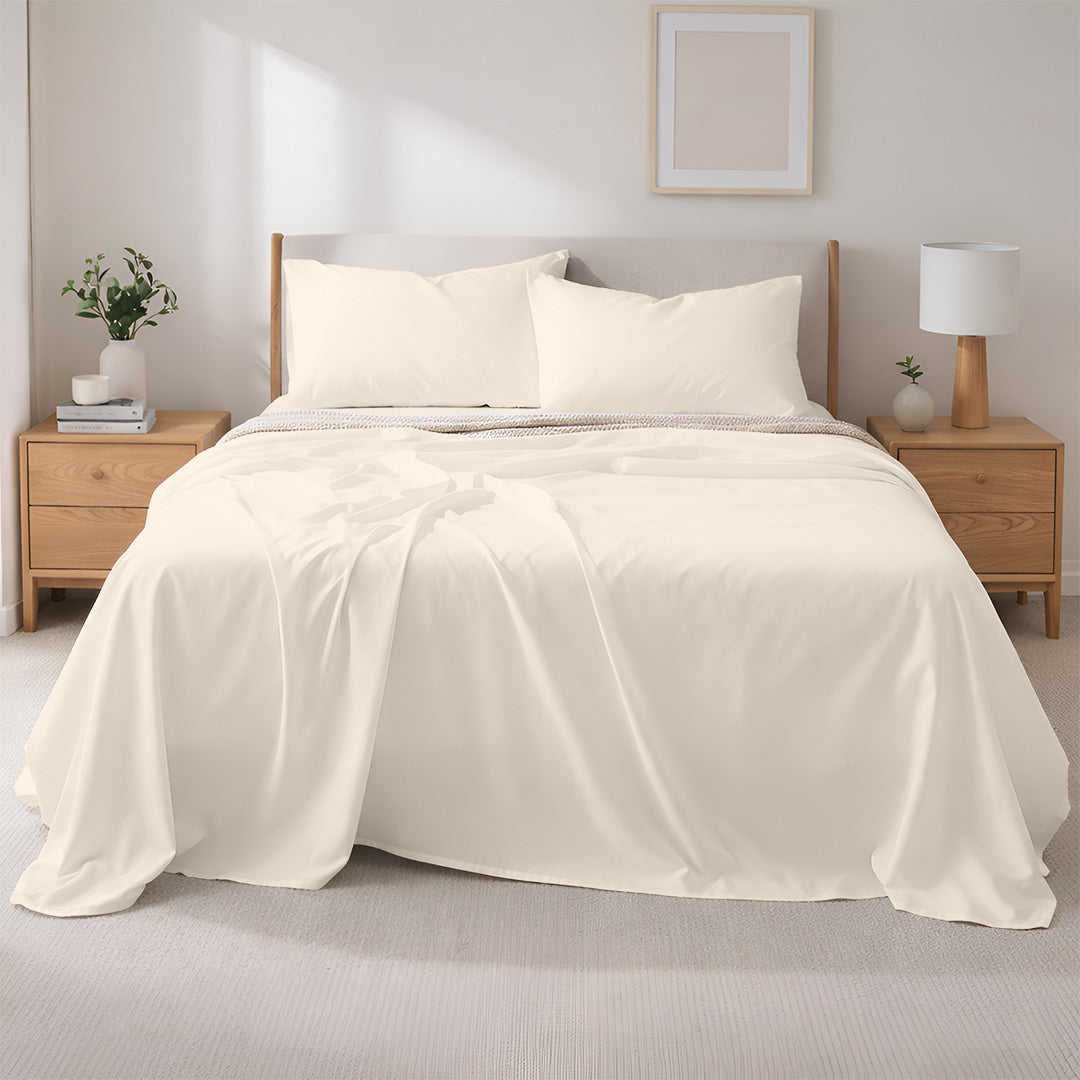 400 TC Egyptian Cotton Bulk Hotel Flat Sheets – Luxury Hotel Bedding (6 & 12 Pack)