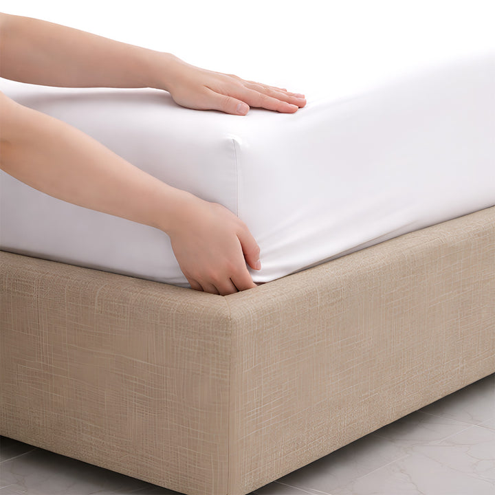 Oversize fitted sheet 1000 TC for Alaska King set