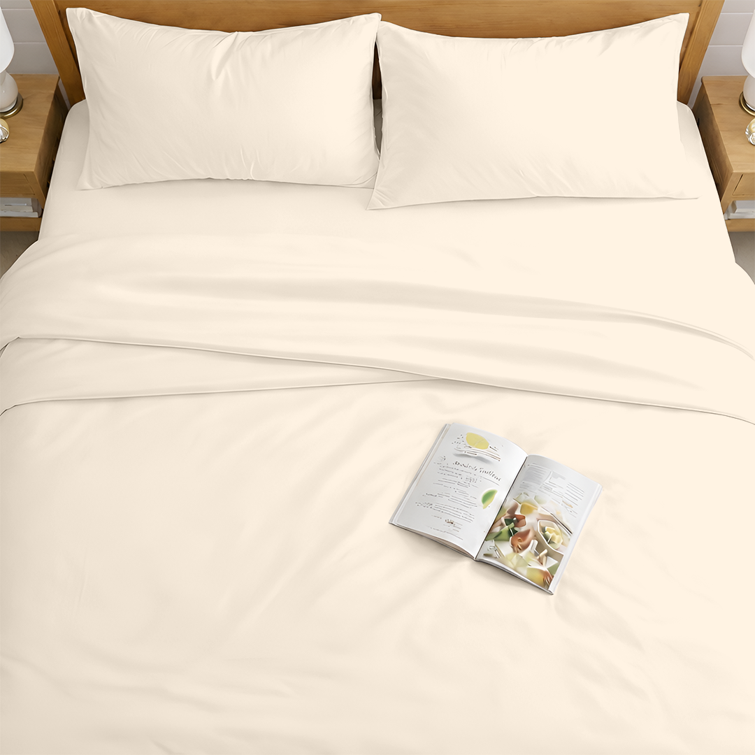 400 TC Egyptian Cotton Bulk Hotel Sheet Sets – Premium Hotel Bedding (6 & 12 Pack)