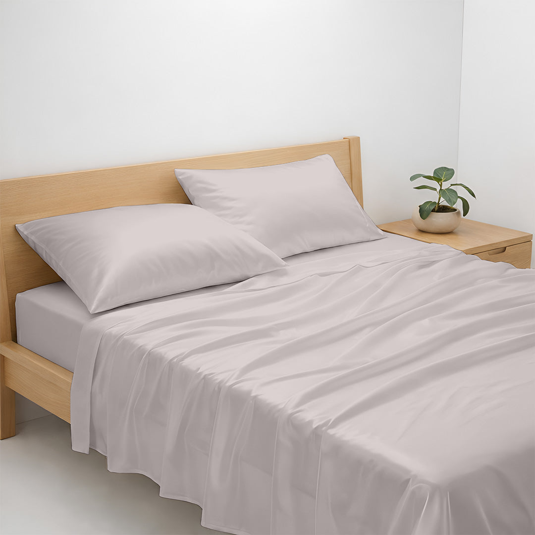 Custom fitted bamboo sheet for thick mattress