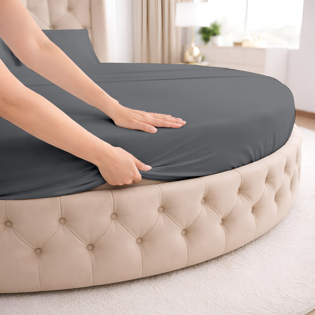 Serenity Bamboo Collection Round sheet set