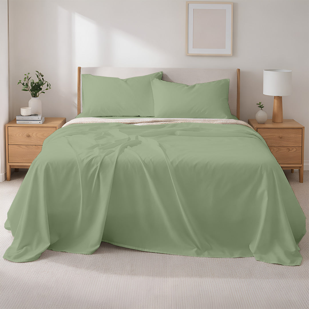 400 TC Egyptian Cotton Bulk Hotel Flat Sheets – Luxury Hotel Bedding (6 & 12 Pack)