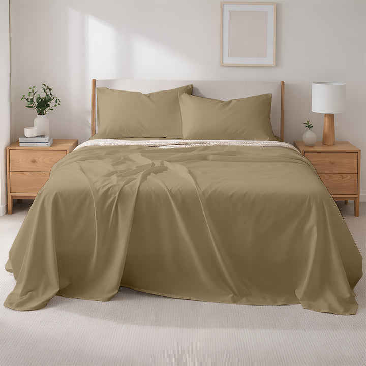 400 TC Egyptian Cotton Bulk Hotel Flat Sheets – Luxury Hotel Bedding (6 & 12 Pack)