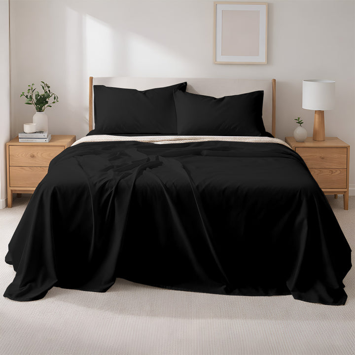 400 TC Egyptian Cotton Bulk Hotel Flat Sheets – Luxury Hotel Bedding (6 & 12 Pack)