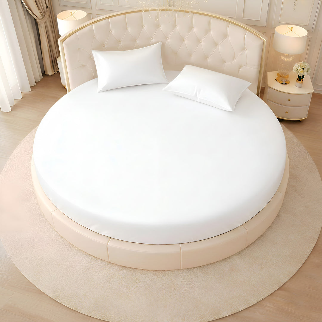Serenity Bamboo Collection Round Fitted Sheet