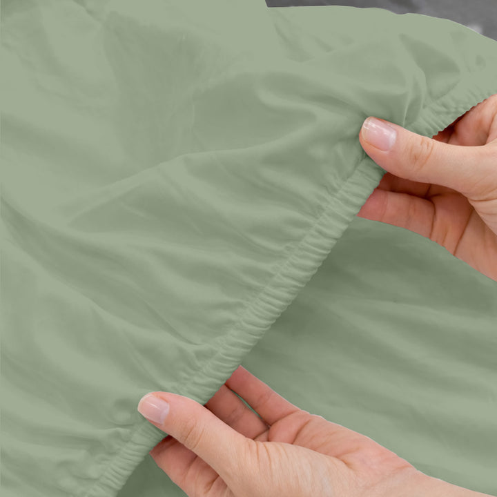 1000 Thread Count Cotton Round Fitted Sheet