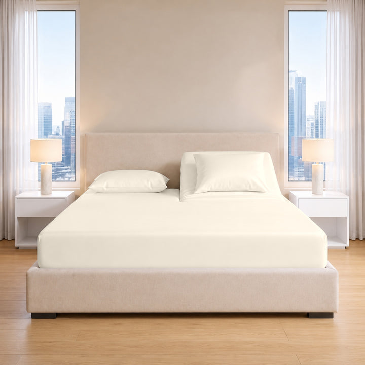 1000 Thread Count Cotton Top Split Fitted Sheet