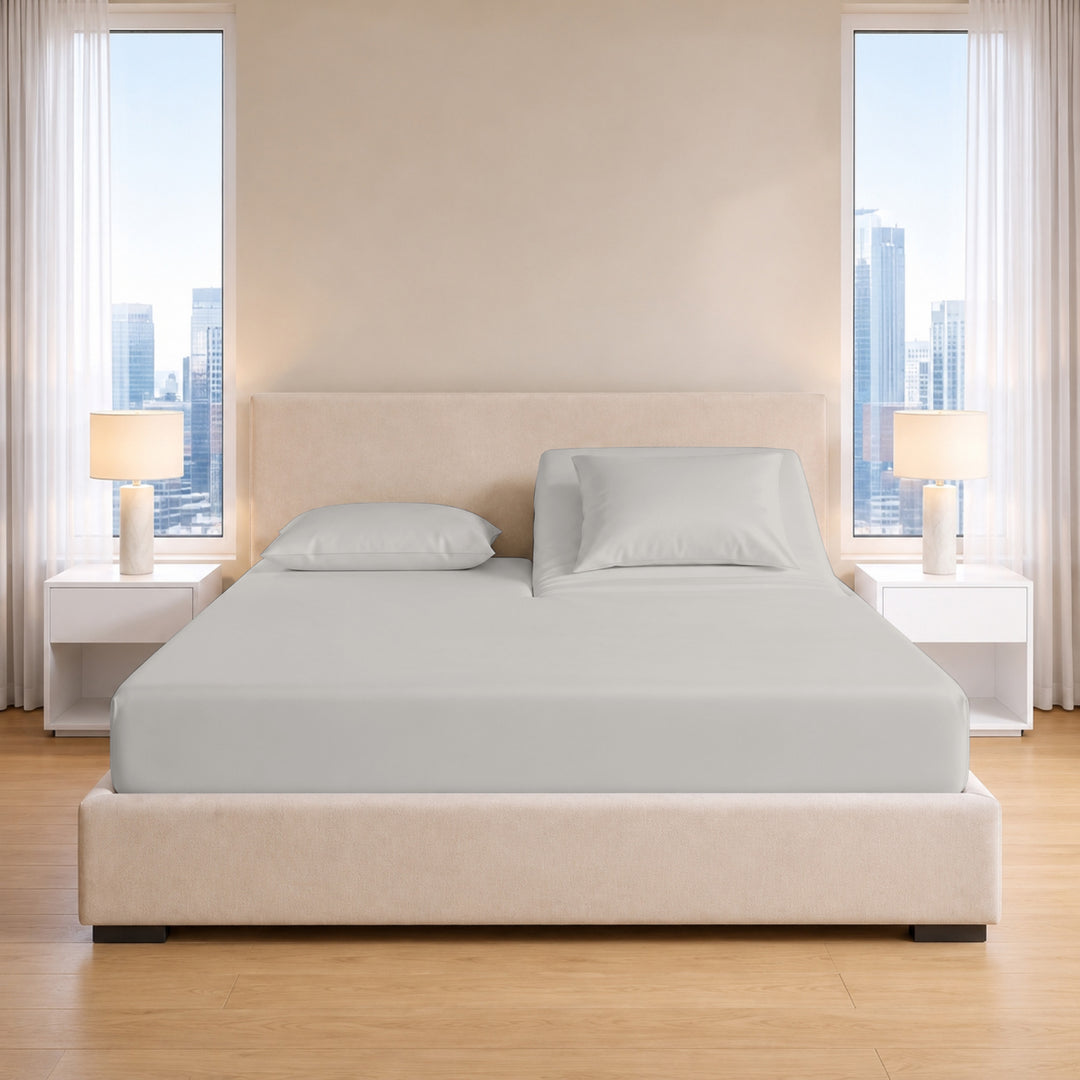 1000 Thread Count Cotton Top Split Fitted Sheet