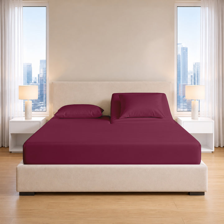 1000 Thread Count Cotton Top Split Fitted Sheet