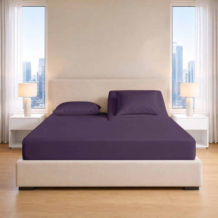 1000 Thread Count Cotton Top Split Fitted Sheet