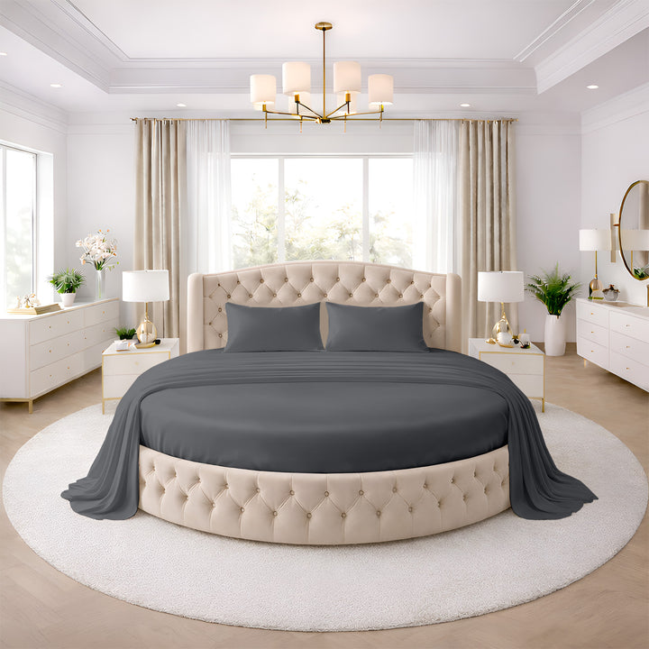 Serenity Bamboo Collection Round sheet set