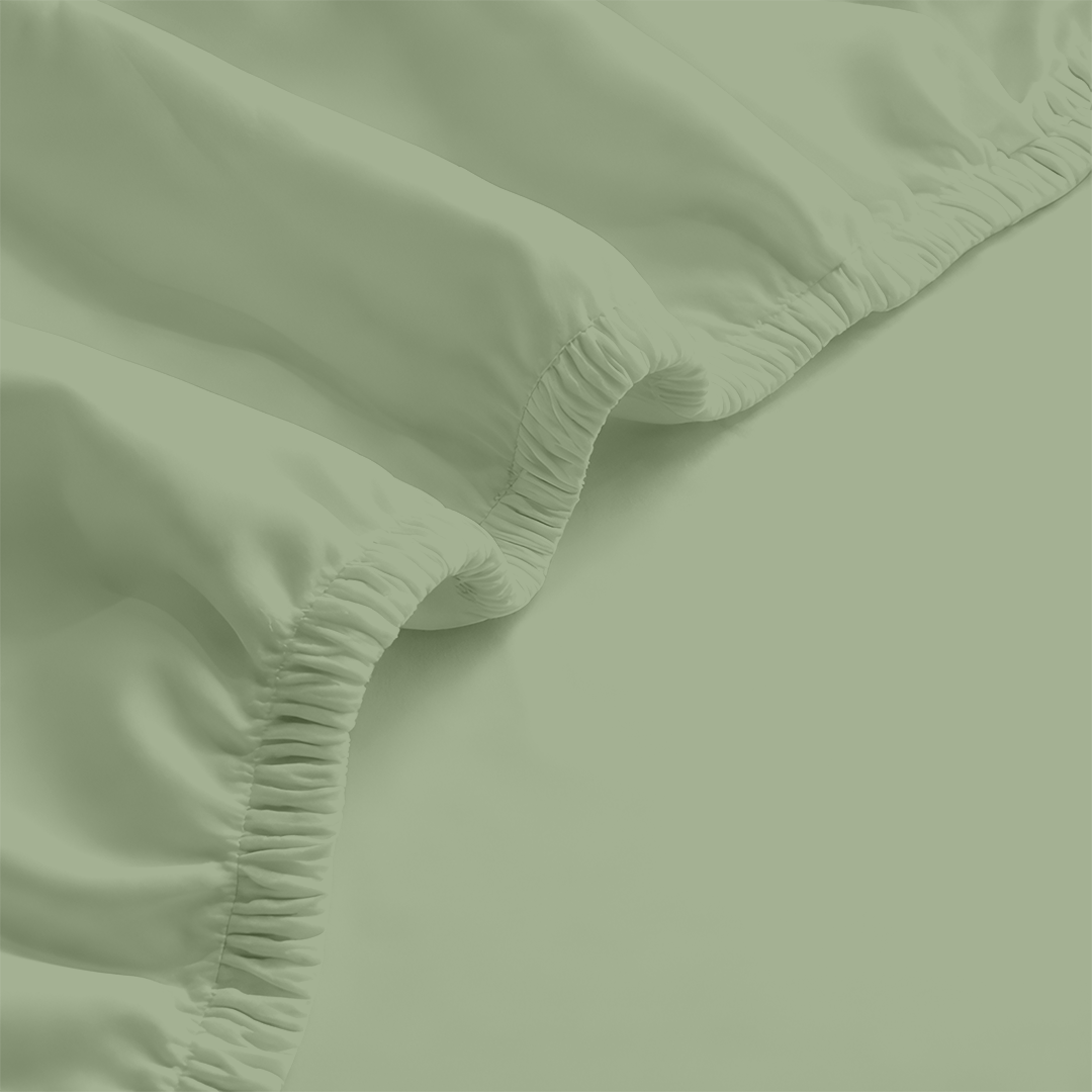Elastic corner on custom 600 TC fitted sheet