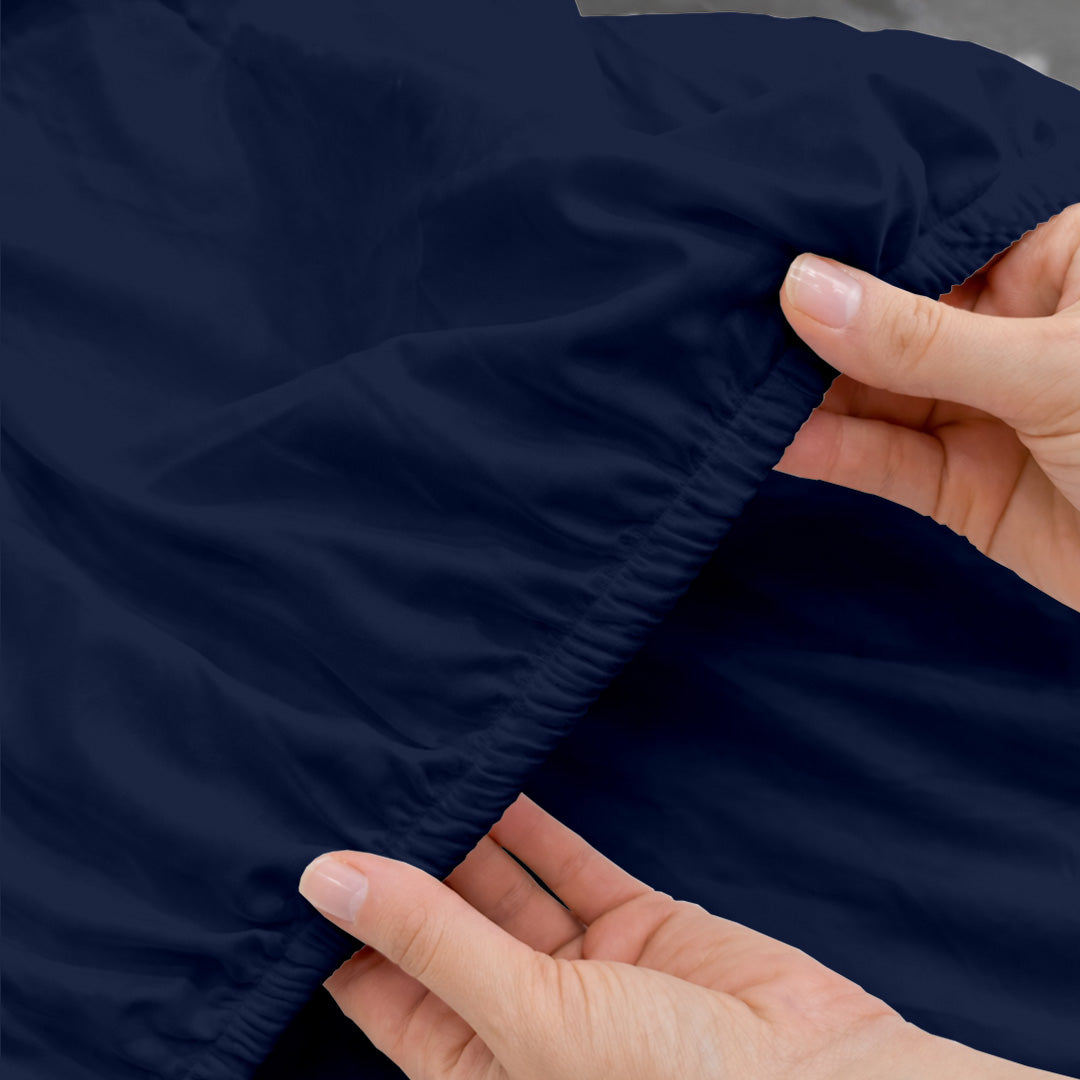 1000 Thread Count Cotton Round Fitted Sheet