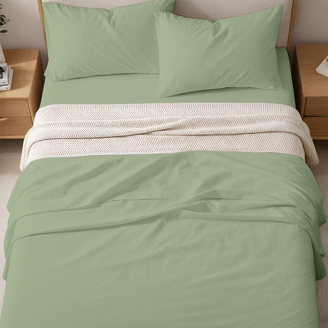 400 TC Egyptian Cotton Bulk Hotel Flat Sheets – Luxury Hotel Bedding (6 & 12 Pack)