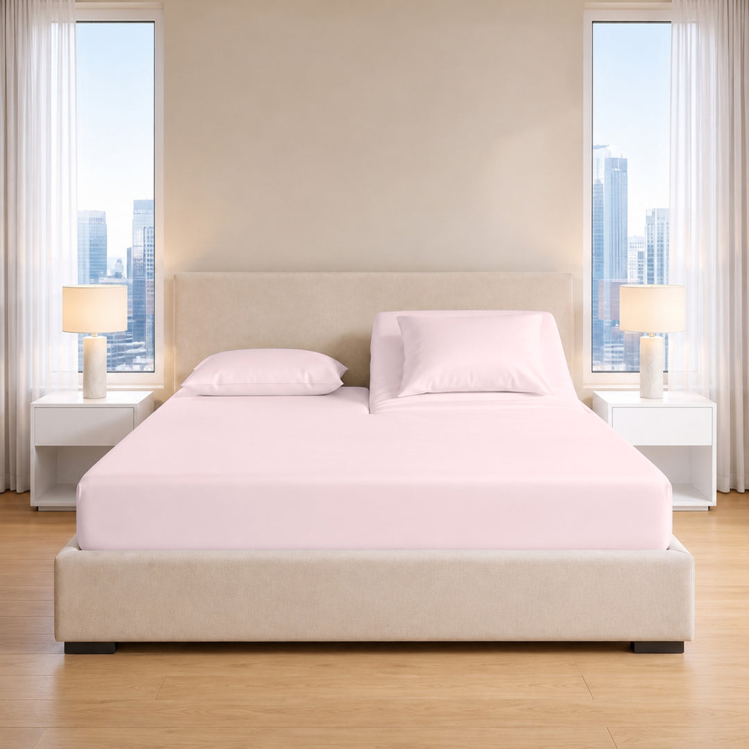 1000 Thread Count Cotton Top Split Fitted Sheet