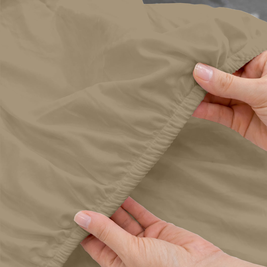 1000 Thread Count Cotton Round Fitted Sheet