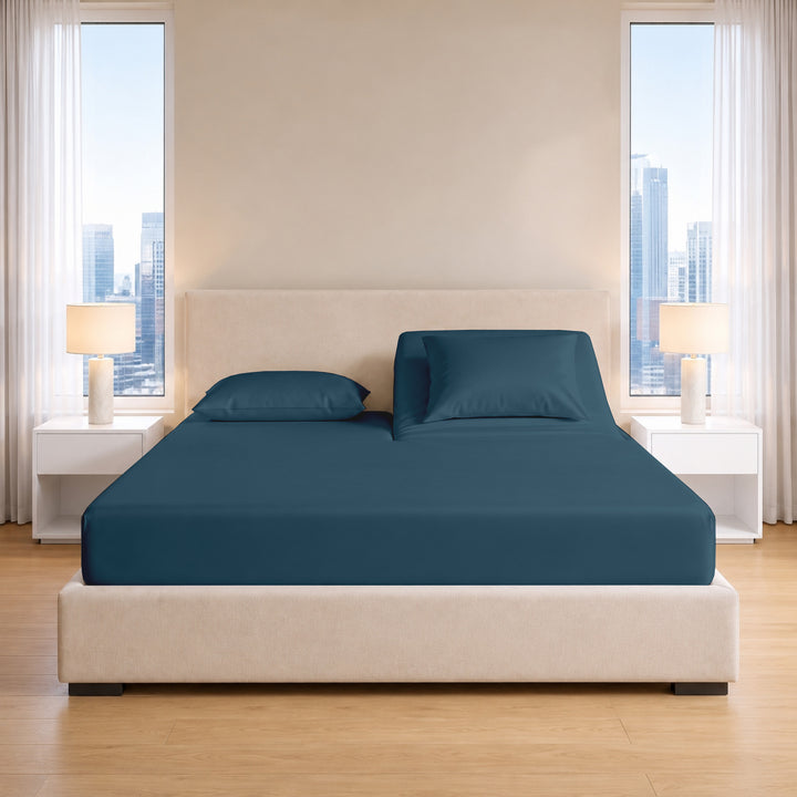 1000 Thread Count Cotton Top Split Fitted Sheet