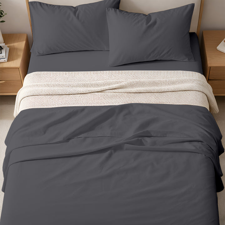 400 TC Egyptian Cotton Bulk Hotel Flat Sheets – Luxury Hotel Bedding (6 & 12 Pack)