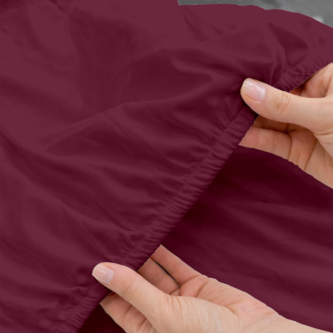 1000 Thread Count Cotton Round Fitted Sheet