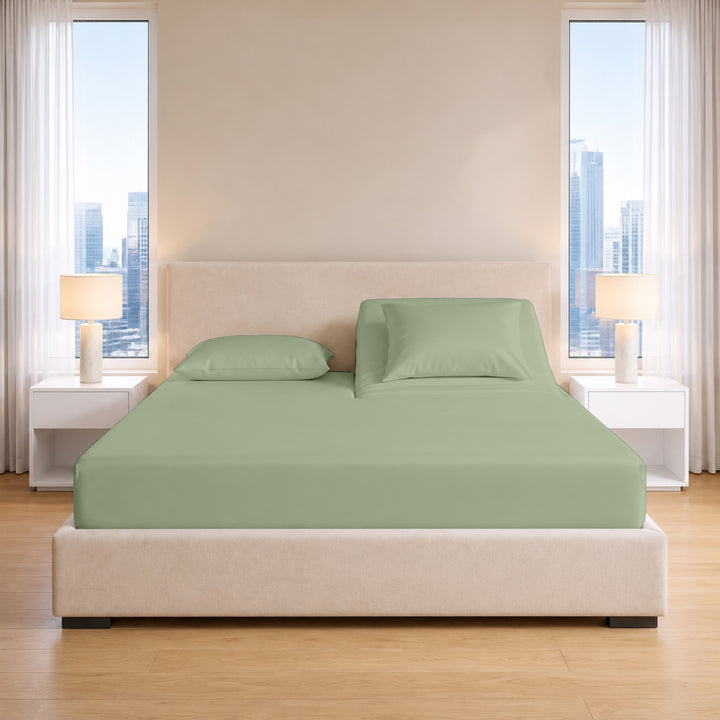 1000 Thread Count Cotton Top Split Fitted Sheet
