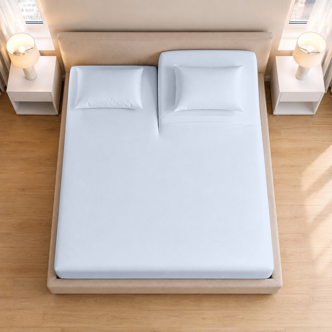 1000 Thread Count Cotton Top Split Fitted Sheet