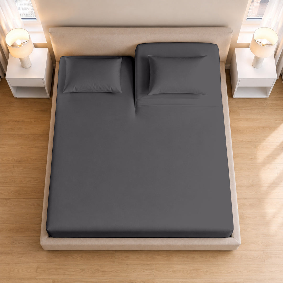 1000 Thread Count Cotton Top Split Fitted Sheet