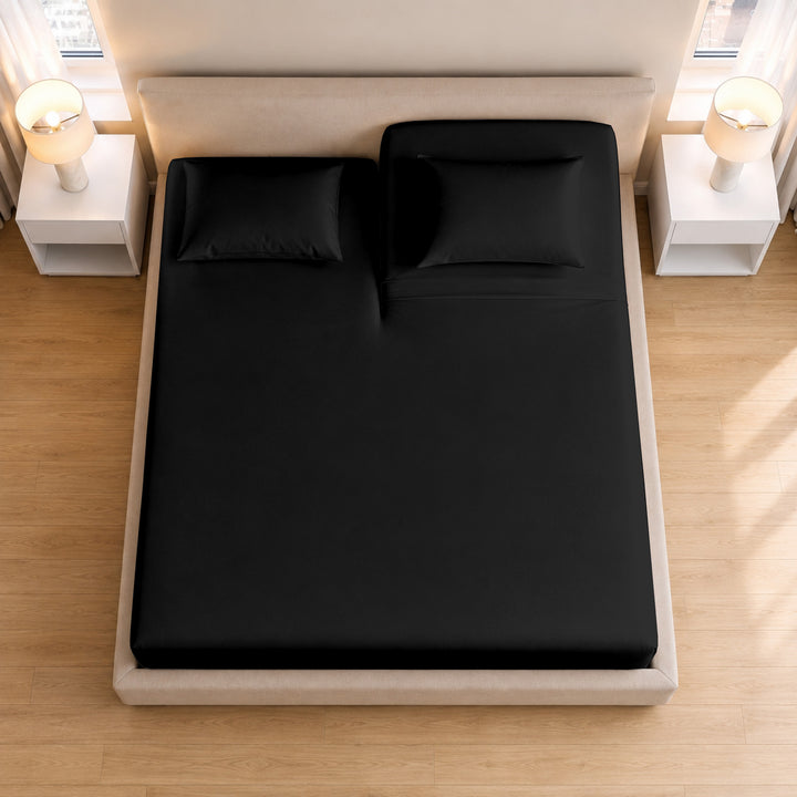 1000 Thread Count Cotton Top Split Fitted Sheet