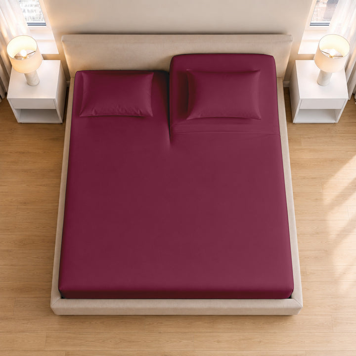 1000 Thread Count Cotton Top Split Fitted Sheet