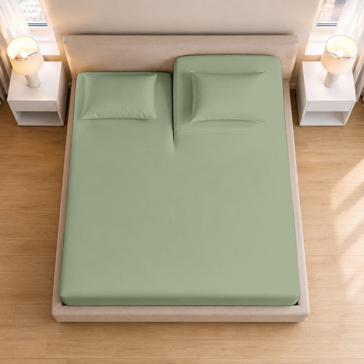 1000 Thread Count Cotton Top Split Fitted Sheet
