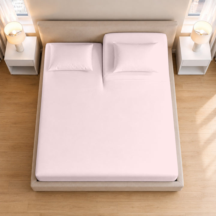 1000 Thread Count Cotton Top Split Fitted Sheet