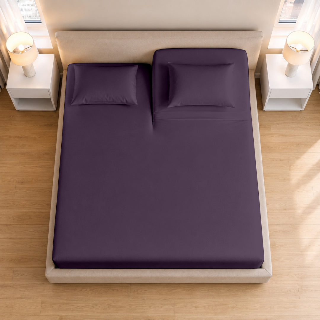 1000 Thread Count Cotton Top Split Fitted Sheet