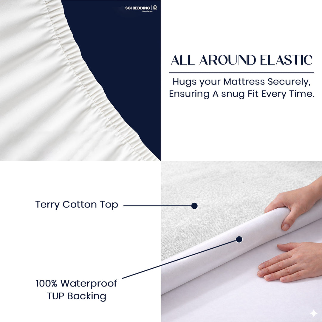 Signature Sateen Collection Custom Made Mattress Protector