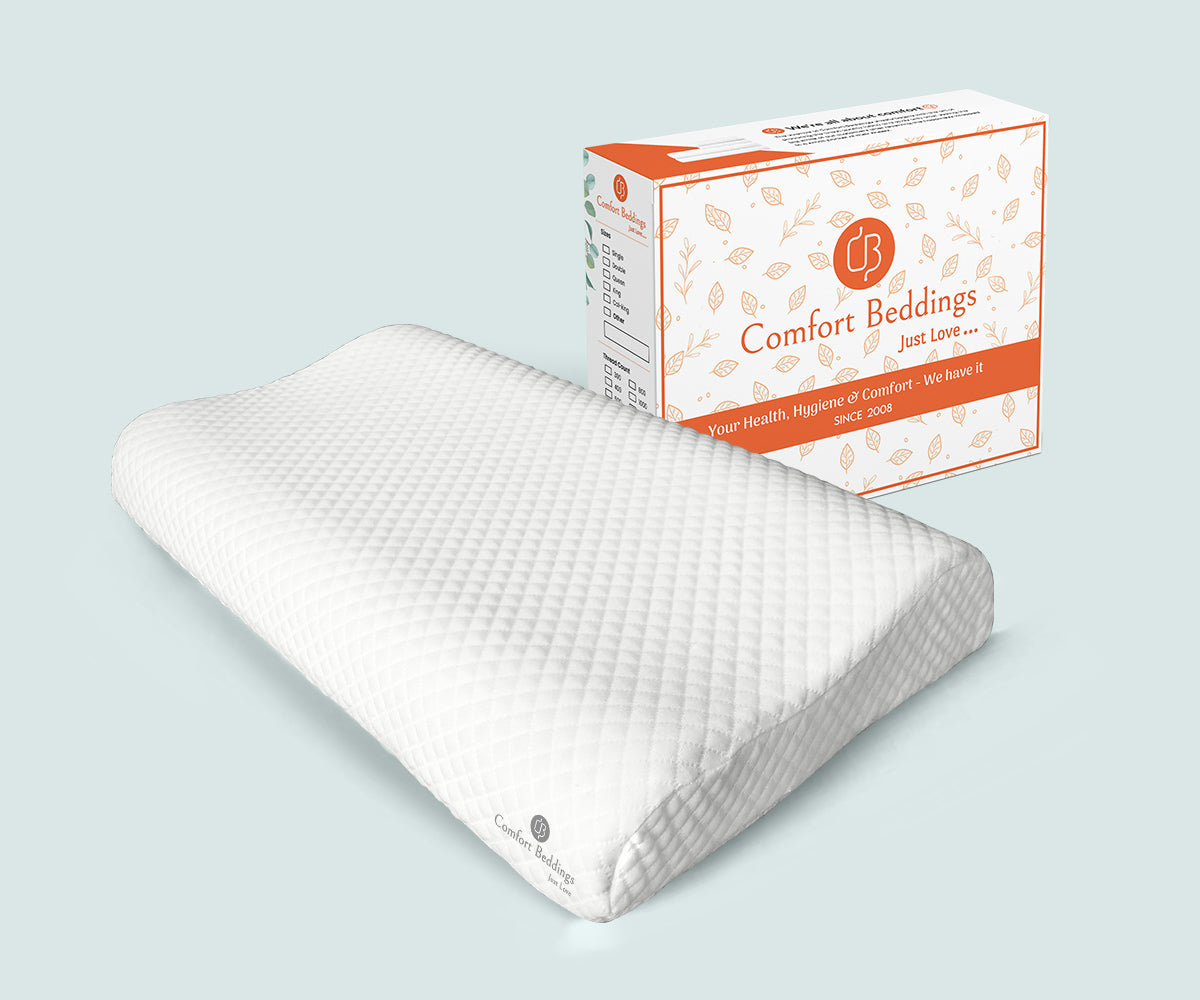 Contoured Cervical Memory Foam Pillow