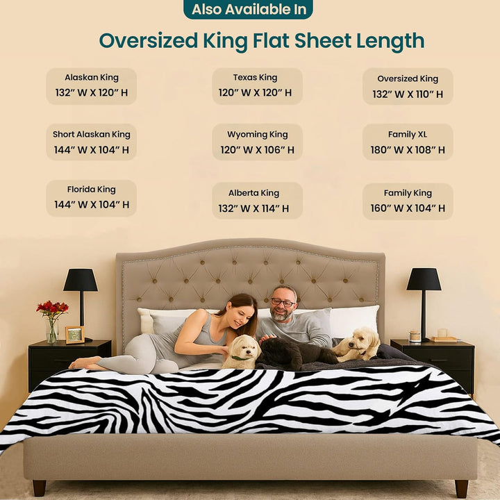 Signature Sateen Collection Oversized Flat Sheet