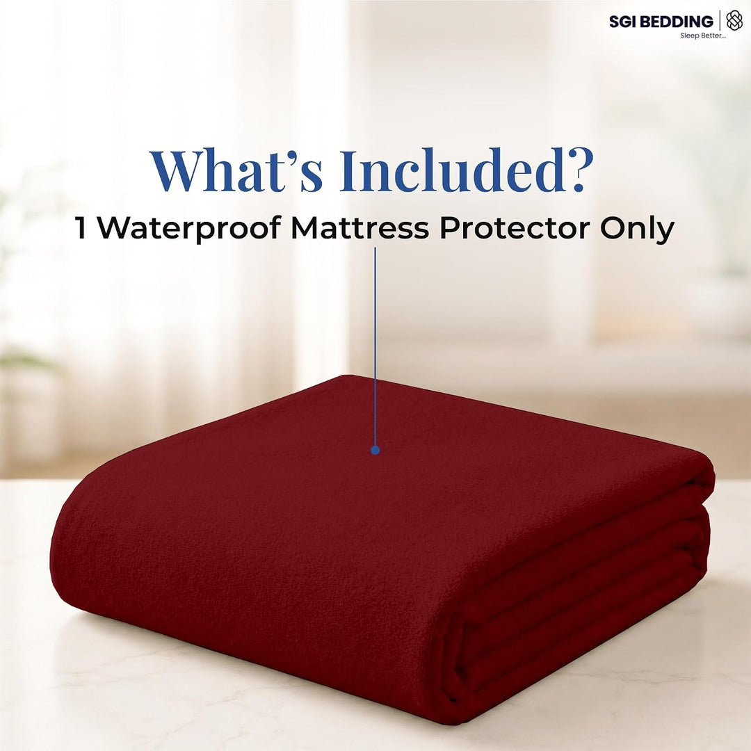 Oversized Mattress Protector – Waterproof, Deep Pocket, Elastic Fit for Large Beds