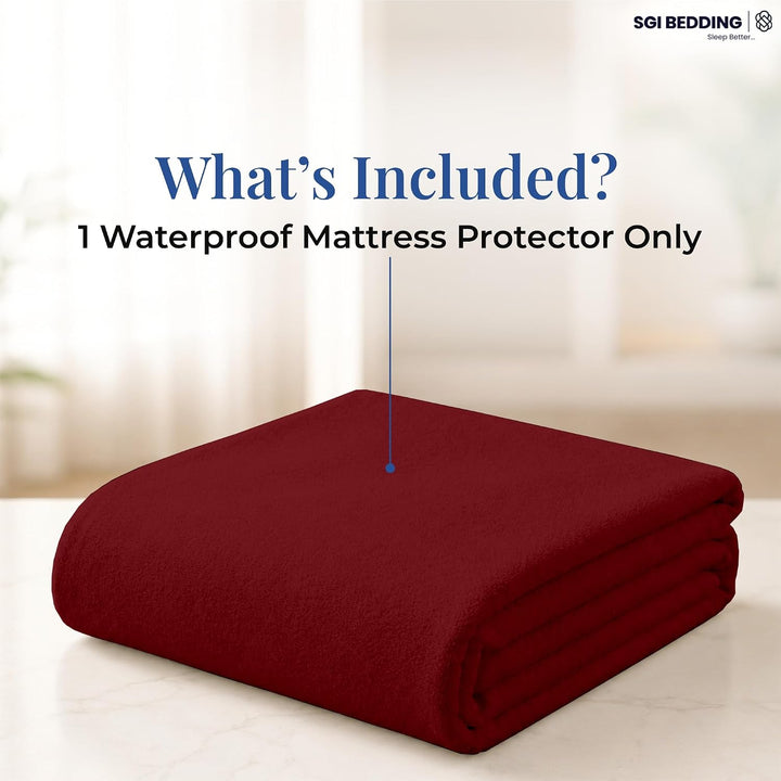 Oversized Mattress Protector – Waterproof, Deep Pocket, Elastic Fit for Large Beds