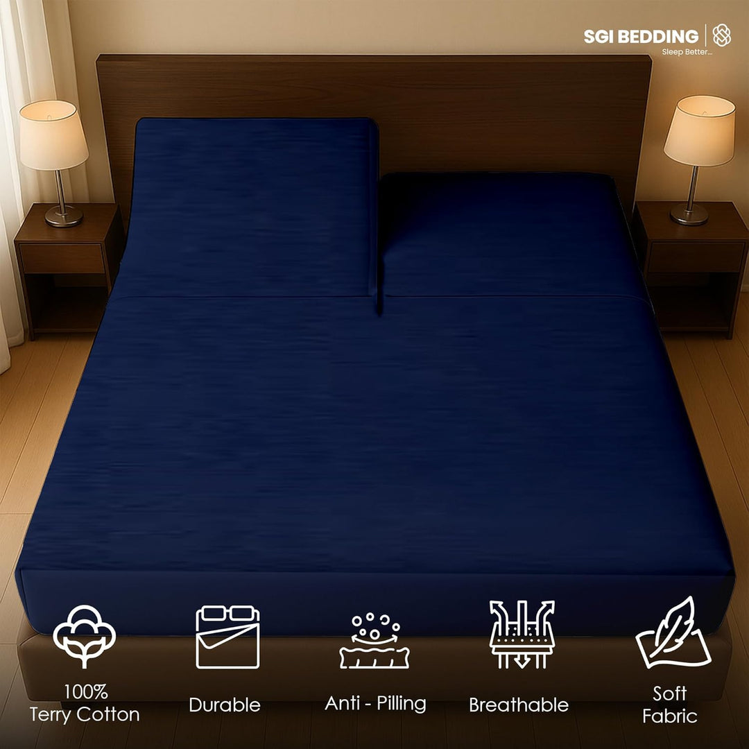 Top Split (Flex Head) Mattress Protector – Waterproof, Breathable & Perfect Fit for Adjustable Beds