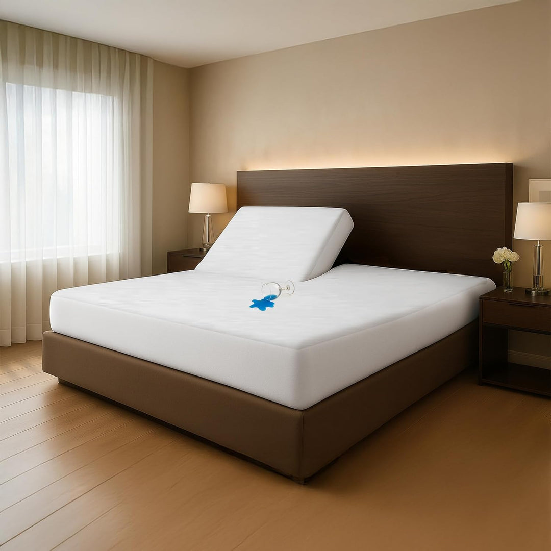 Top Split (Flex Head) Mattress Protector – Waterproof, Breathable & Perfect Fit for Adjustable Beds