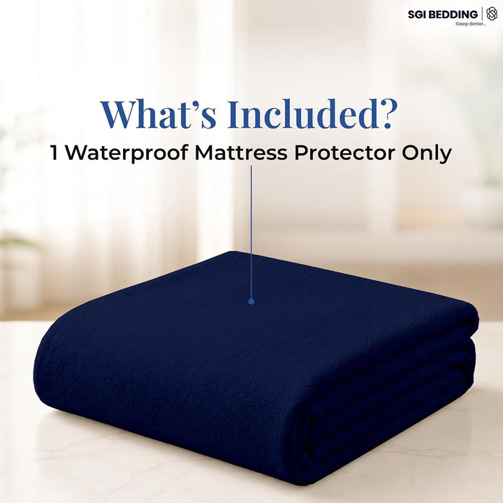 Oversized Mattress Protector – Waterproof, Deep Pocket, Elastic Fit for Large Beds