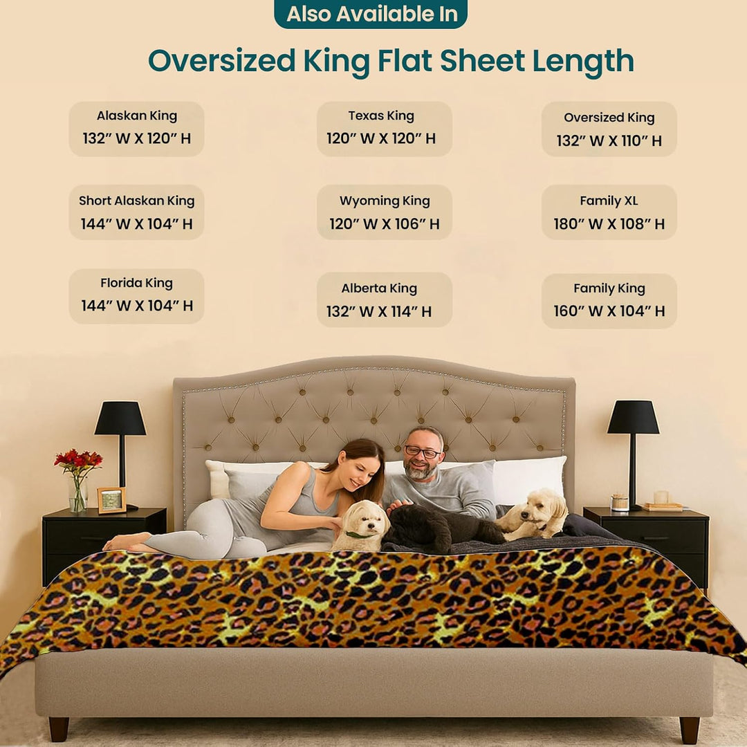 Signature Sateen Collection Oversized Flat Sheet