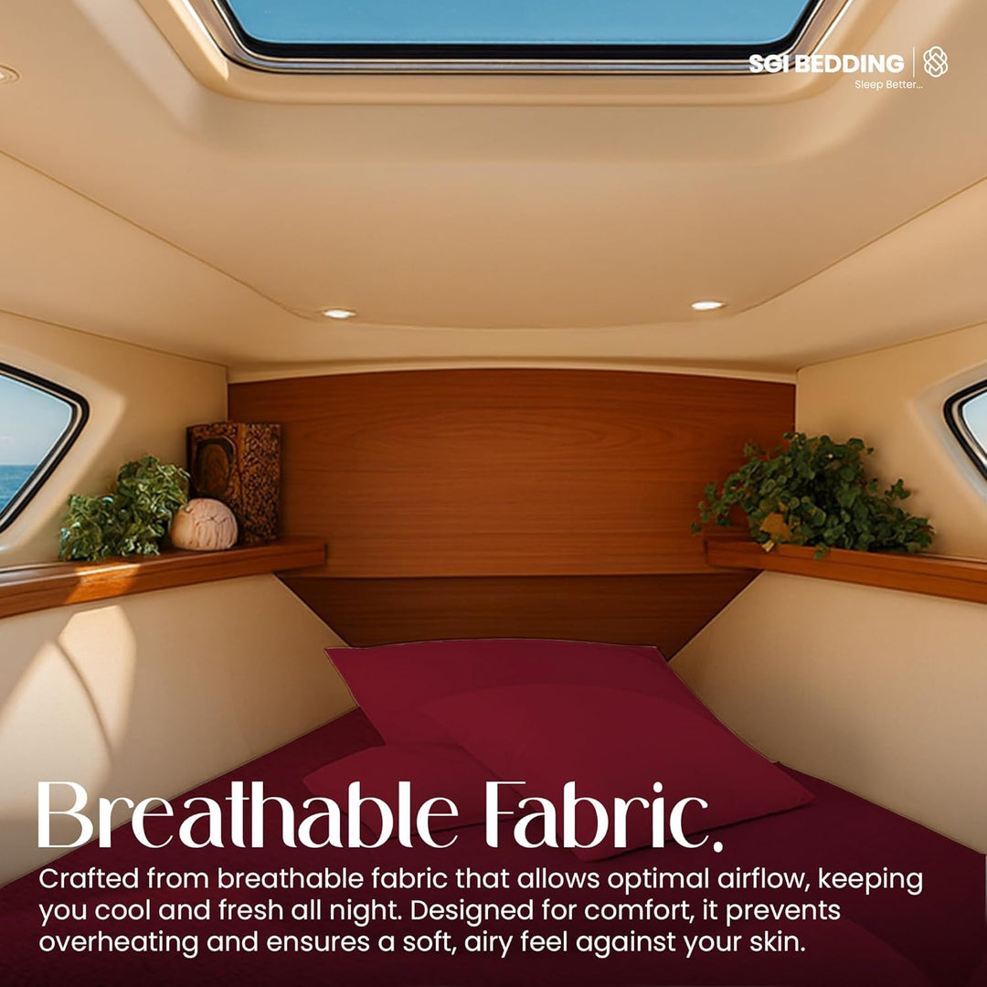 100% Waterproof Mattress Protector for V berth/boat beds
