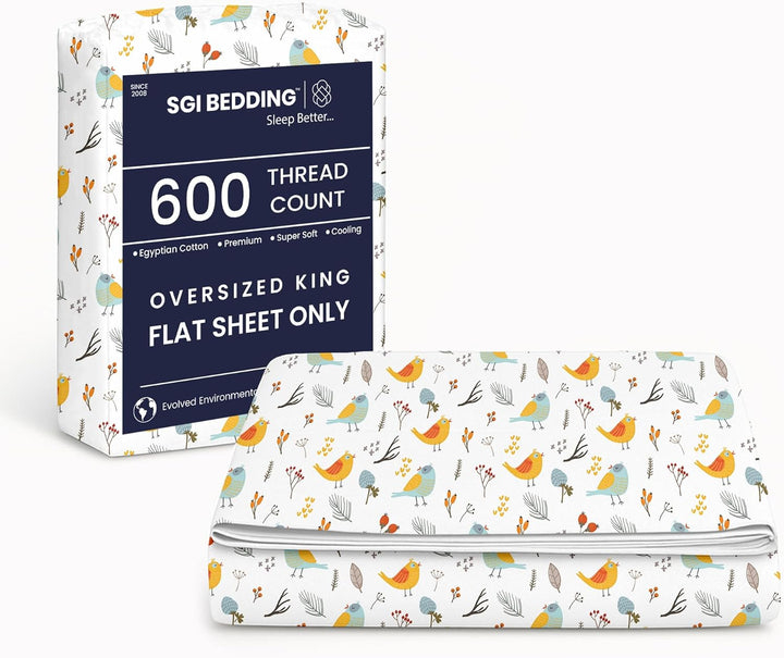 Signature Sateen Collection Oversized Flat Sheet