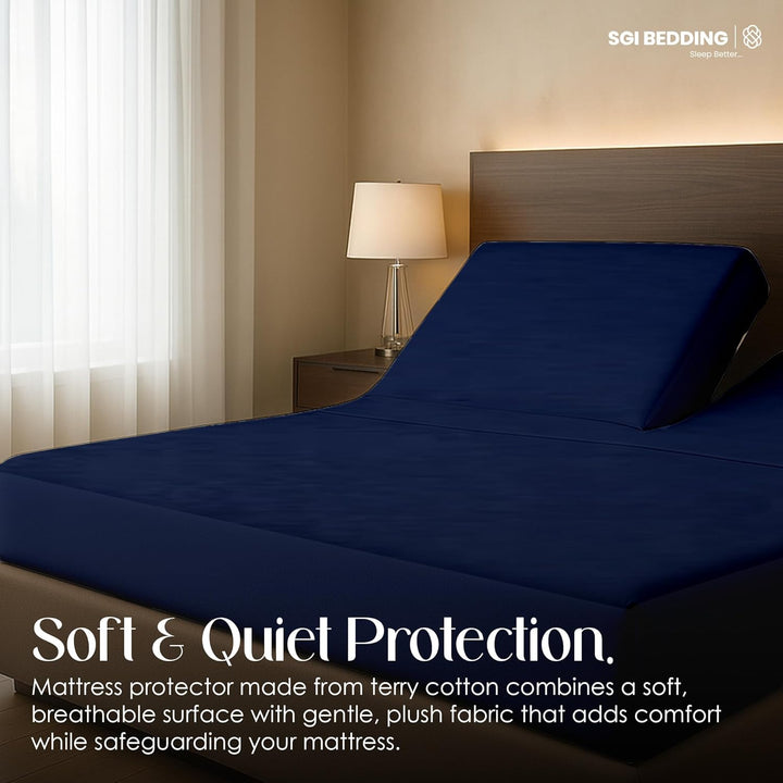 Top Split (Flex Head) Mattress Protector – Waterproof, Breathable & Perfect Fit for Adjustable Beds