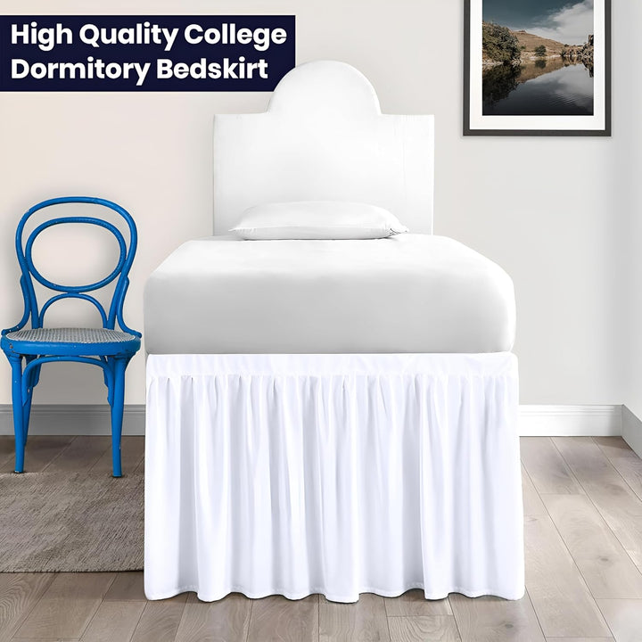 Ruffled Dorm Bed Skirt