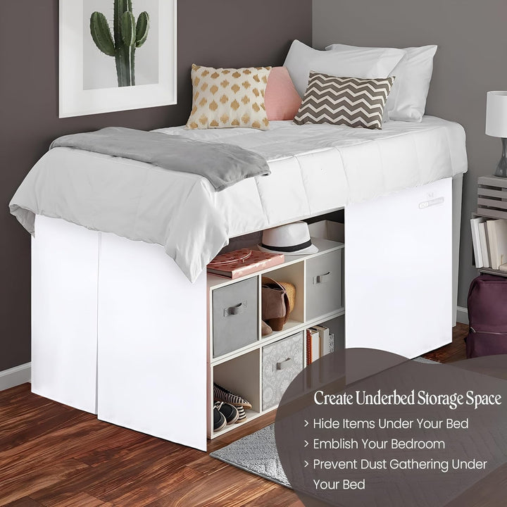 Pleated Dorm Bed Skirt